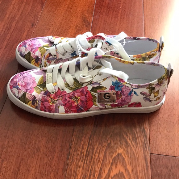 G by Guess Shoes G By Guess Brand New Floral Sneakers Size 8 2